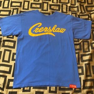 Crenshaw The Marathon Continues Shirt Medium Blue Gold
